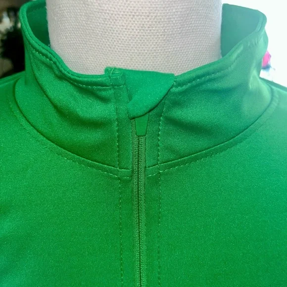 OFFICIAL Boston Celtics Antigua Quarter Zip Top Kelly Green Size Medium - Picture 5 of 11